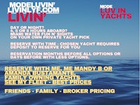 Best to reserve boats in Miami for Yacht water, adventure, and experience to see with MiamiYachtDay Modeluvin live in life Amanda Bustamante